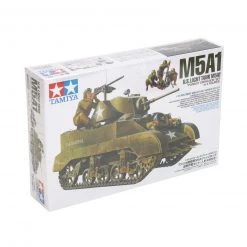 Tamiya 1/35 US Light Tank M5A1 "Pursuit Ops" with 4 Figures