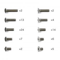 Tamiya Titanium Screw Set: TD4