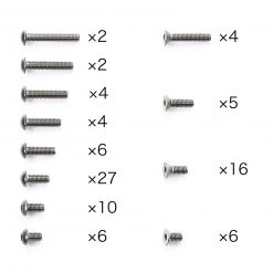 Tamiya TA08 PRO Titanium Screw Set