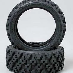Tamiya 1/10 Rally Block Front/Rear Tires (2)