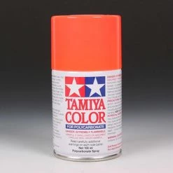 Tamiya Polycarbonate PS-20 Fluorescent Red, Spray 100 ml