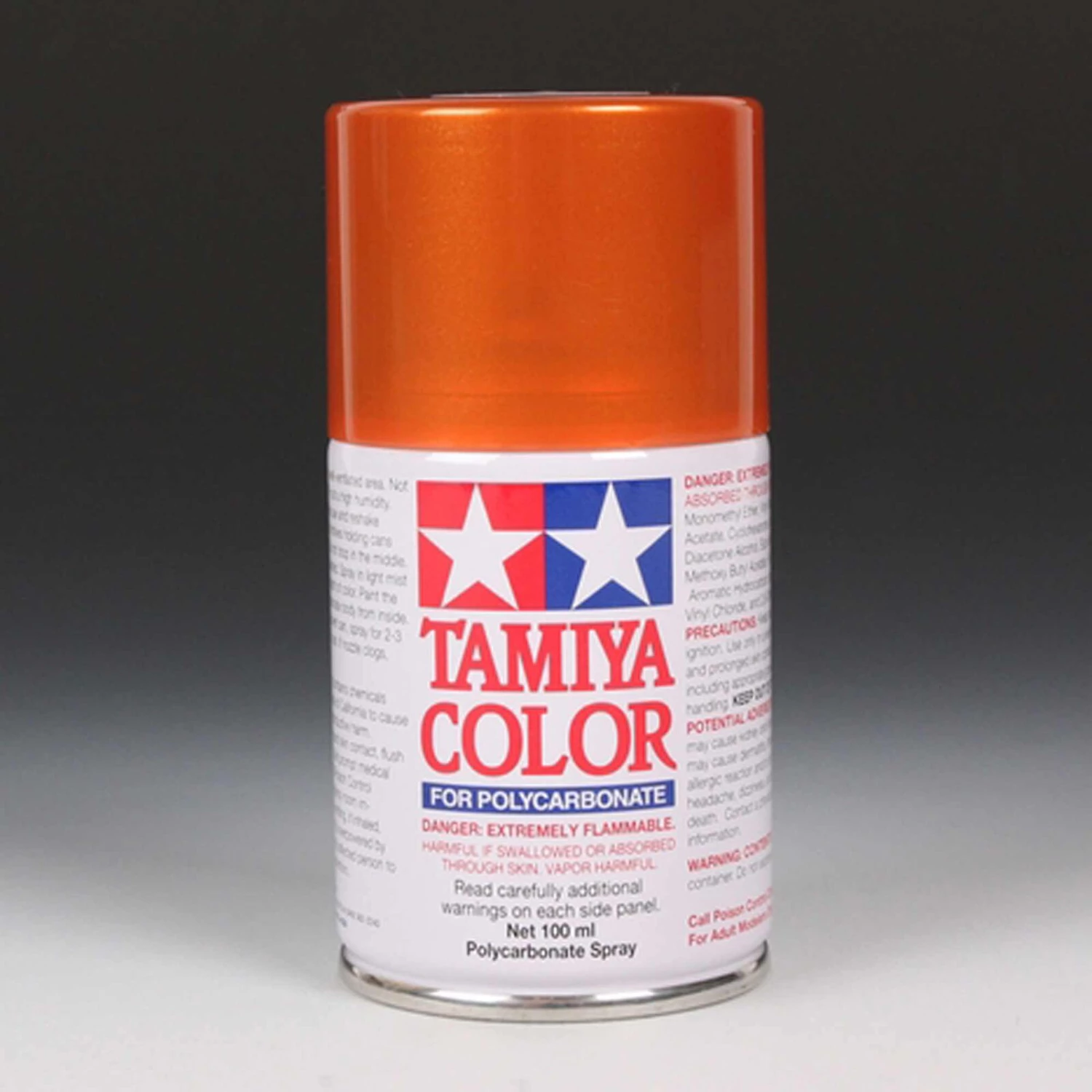 Tamiya Polycarbonate PS-61 Metallic Orange, Spray 100 ml
