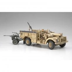 Tamiya 1/35 British LRDG Command Car & Breda 20mm AA Gun