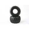 Tamiya 1/18 Left and Right Front/Rear Tires (1 each): 47201